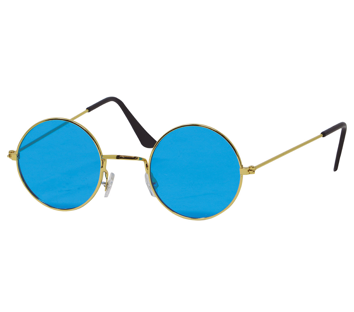 GP16201 – Hippie Brillen 60s Rund Bunte – Farbe: Mehrfarbig, Grün, Blau, Pink