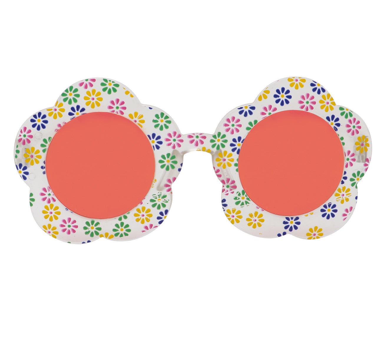 GP16215 – Hippie Blumenbrille Karneval 60s – Farbe: Mehrfarbig