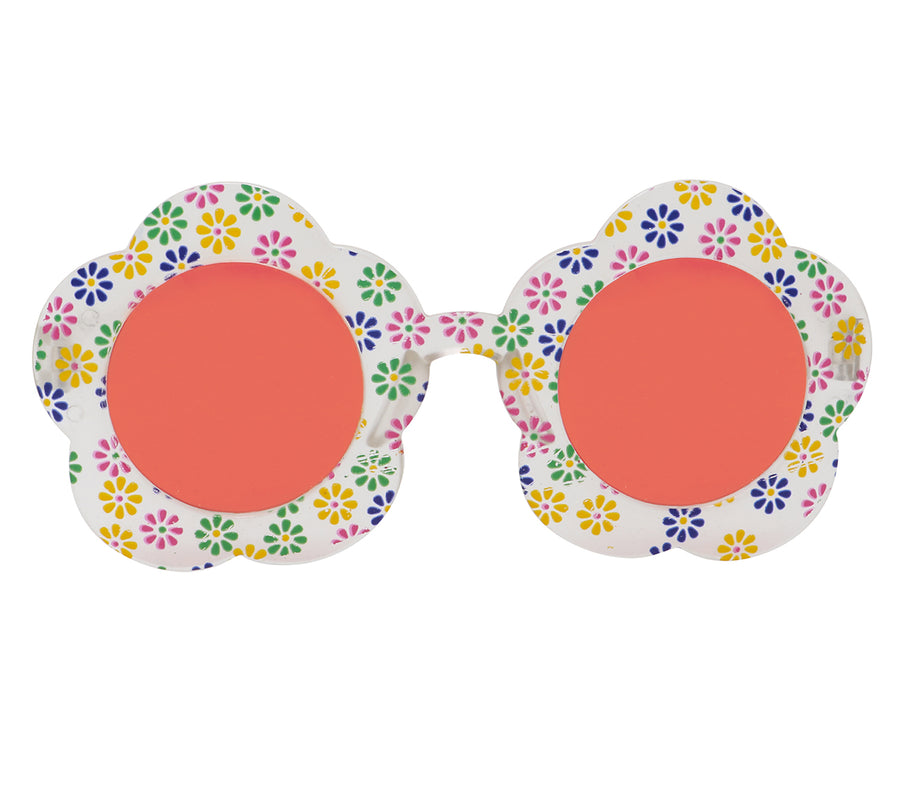 GP16215 – Hippie Blumenbrille Karneval 60s – Farbe: Mehrfarbig, Ansicht 2