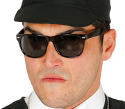 Retro Sonnenbrille für Erwachsene schwarz, Bild 1