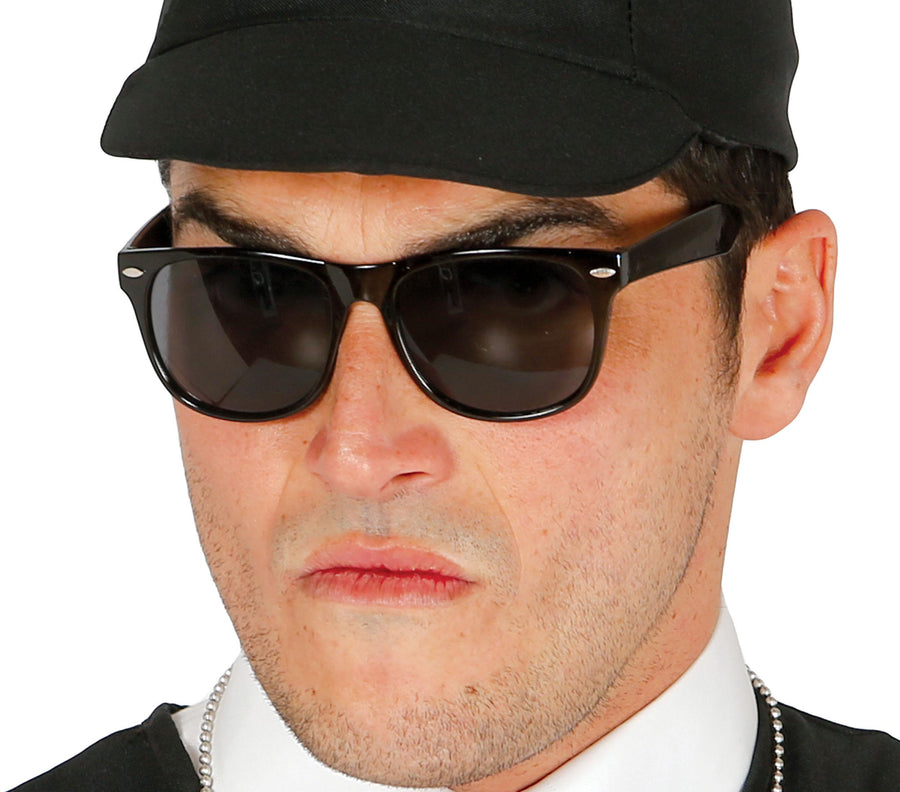 Retro Sonnenbrille für Erwachsene schwarz