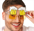 Bierkrug Brille für Erwachsene gelb