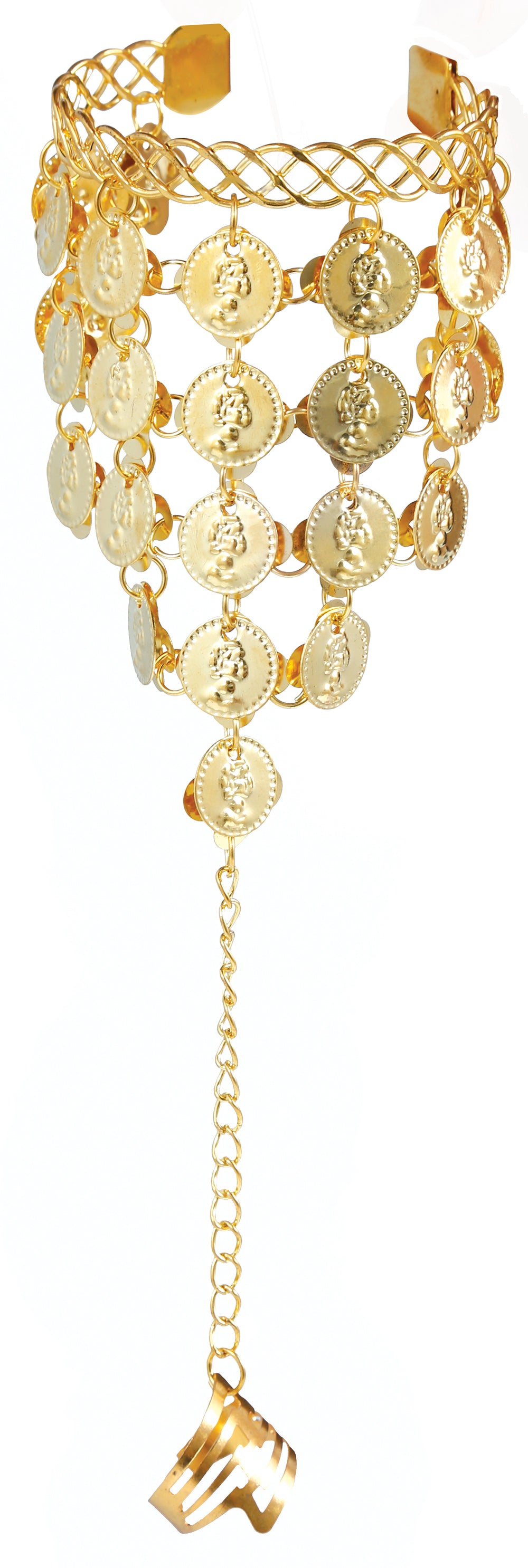 GP16227 – Wüstenprinz Goldmünzen Schmuck – Farbe: Gold