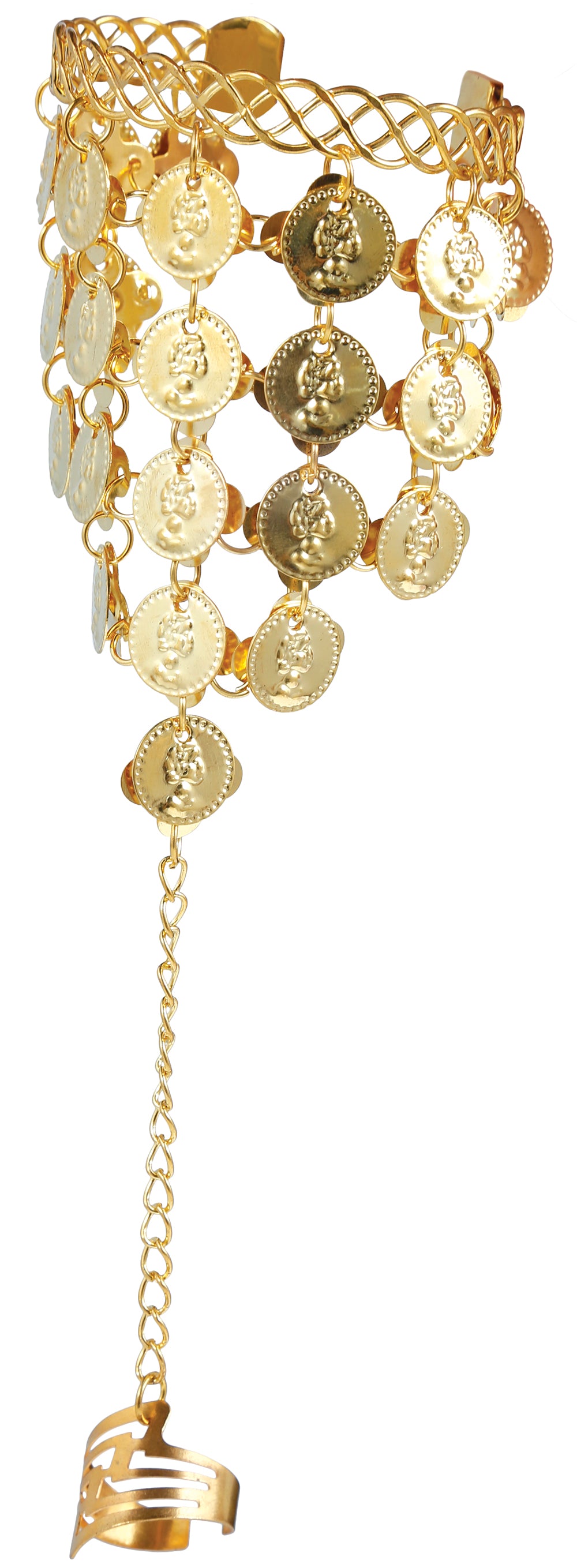 GP16227 – Wüstenprinz Goldmünzen Schmuck – Farbe: Gold