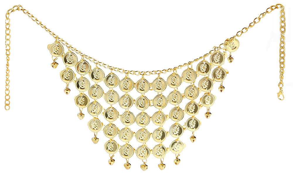 GP16228 – Sheik Eleganz Karneval Halsschmuck – Farbe: Gold