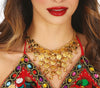 GP16228 – Sheik Eleganz Karneval Halsschmuck – Farbe: Gold