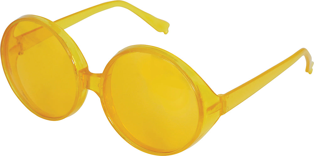 GP16231 – Hippie Brille Retro 70er Jahre Stil – Farbe: Gelb
