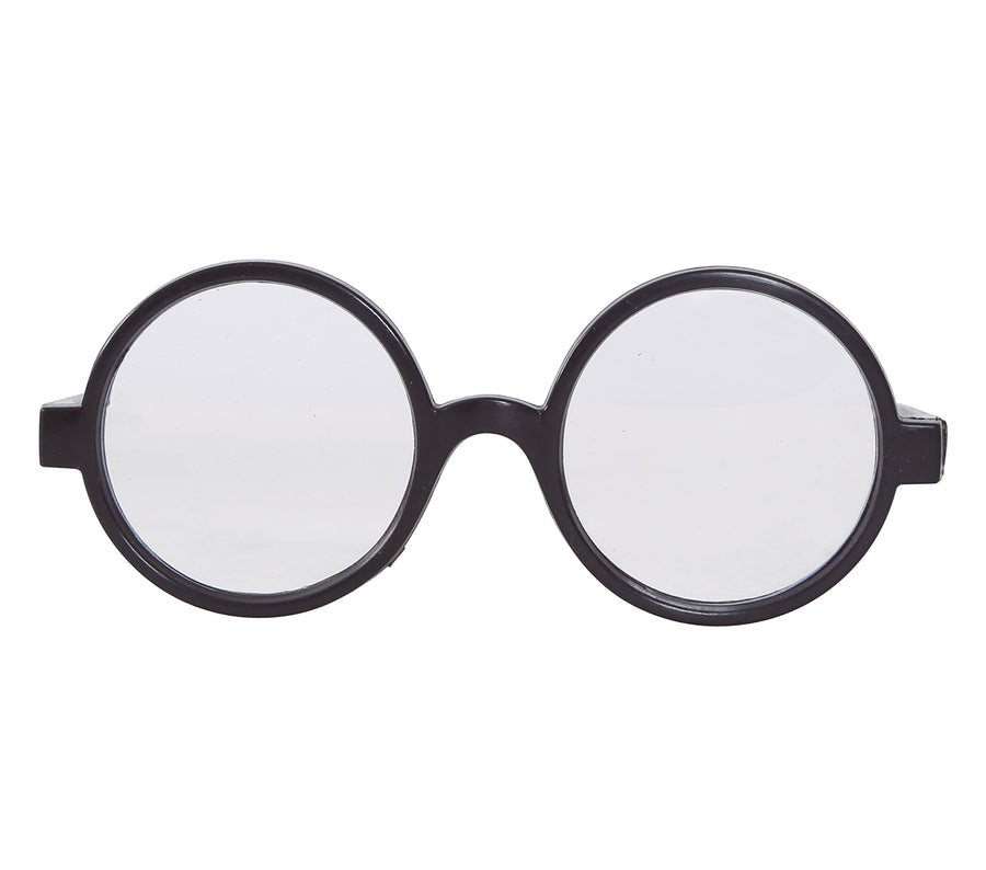 GP16232 – Magische Studenten Brille Runde Zauberstäbe – Farbe: Schwarz, Ansicht 2