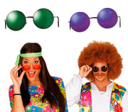Hippie Brille für Erwachsene groß rund, Bild 1