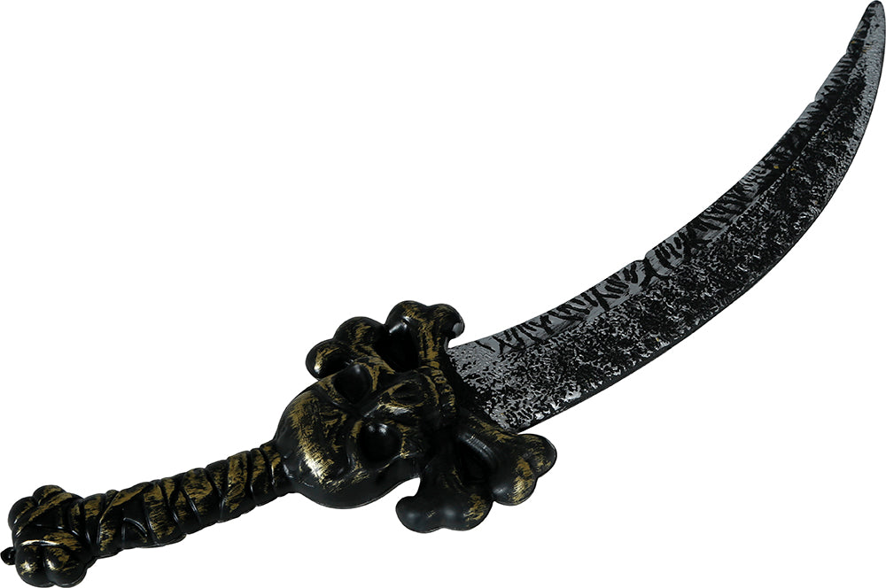 GP16249 – Piratenschwert Karneval Accessoire Deko – Farbe: Silber / Gold