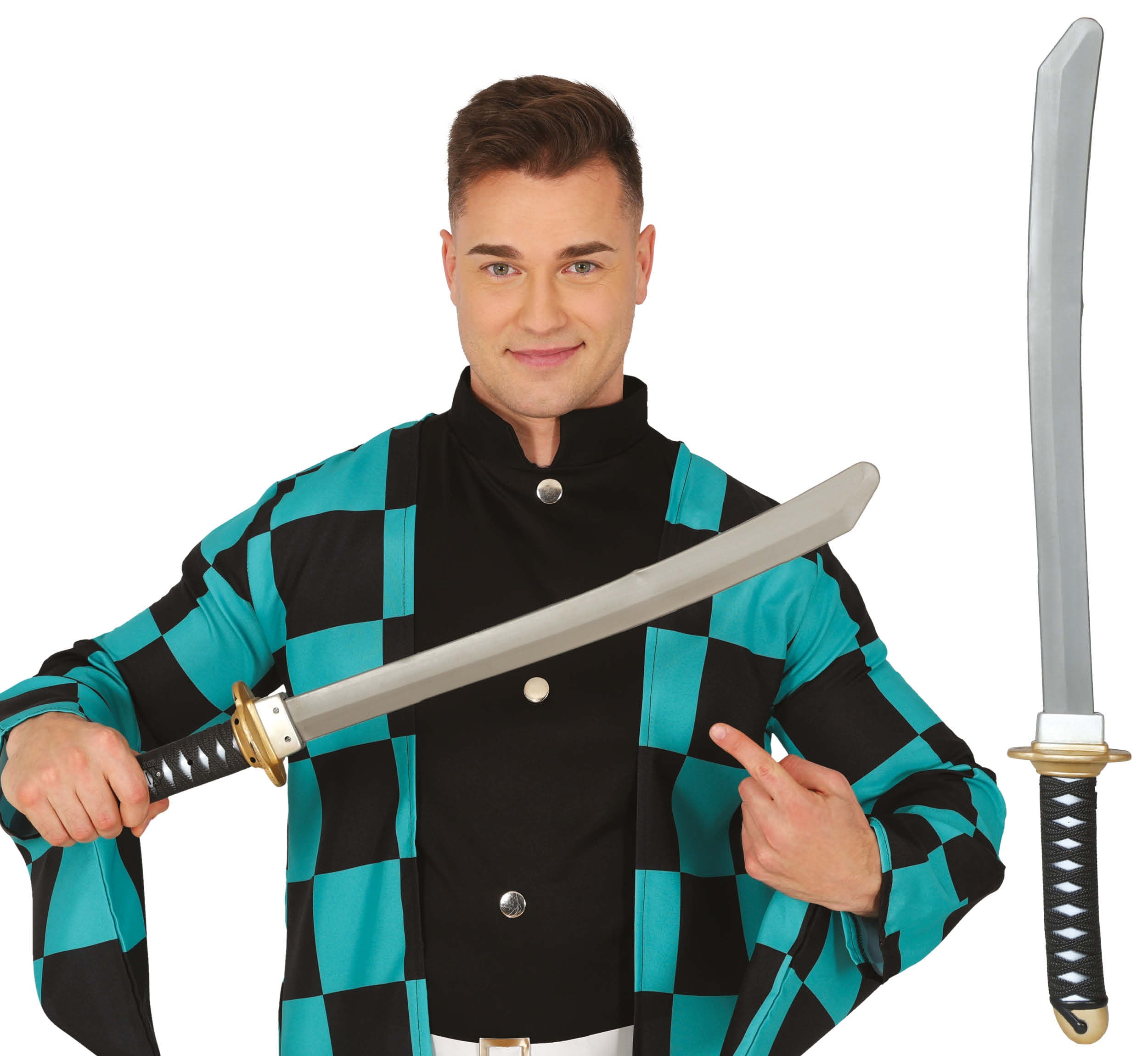 GP16263 – Ninja Samurai Schwert 70 cm Heroische Klinge – Farbe: Silber