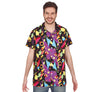 GP16402 – 80S Party Shirt Retro Festival – Größe: 48 - 50 (M) – Farbe: Mehrfarbig