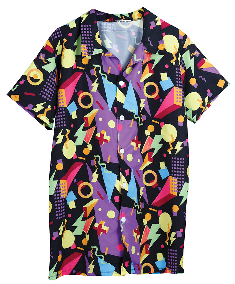 GP16402 – 80S Party Shirt Retro Festival – Größe: 48 - 50 (M) – Farbe: Mehrfarbig