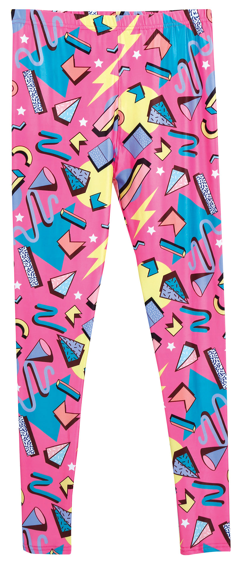GP16404 – 80S Karneval Retro Leggings Pink – Größe: 38 - 40 (M) – Farbe: Pink, Ansicht 2
