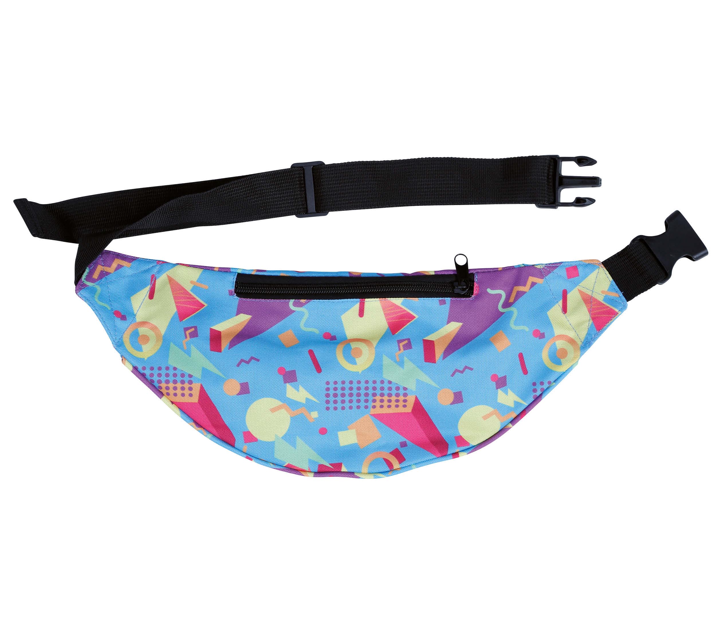 GP16412 – Retro 80er Jahre Geometrische Hip Bag – Farbe: Mehrfarbig