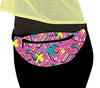 GP16412 – Retro 80er Jahre Geometrische Hip Bag – Farbe: Pink