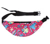 GP16412 – Retro 80er Jahre Geometrische Hip Bag – Farbe: Pink