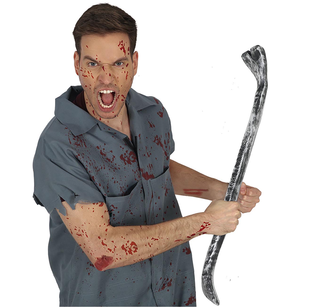 GP16422 – Halloween Brecheisen Spuk Werkzeuge – Farbe: Silber