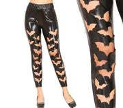 Halloween Mysterium Fledermaus Leggings, Bild 2