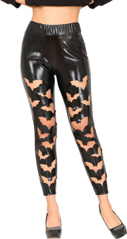 Halloween Mysterium Fledermaus Leggings, Bild 1