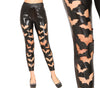 GP16462 – Halloween Mysterium Fledermaus Leggings – Größe: 38 - 40 (M), 42 - 44 (L) – Farbe: Schwarz