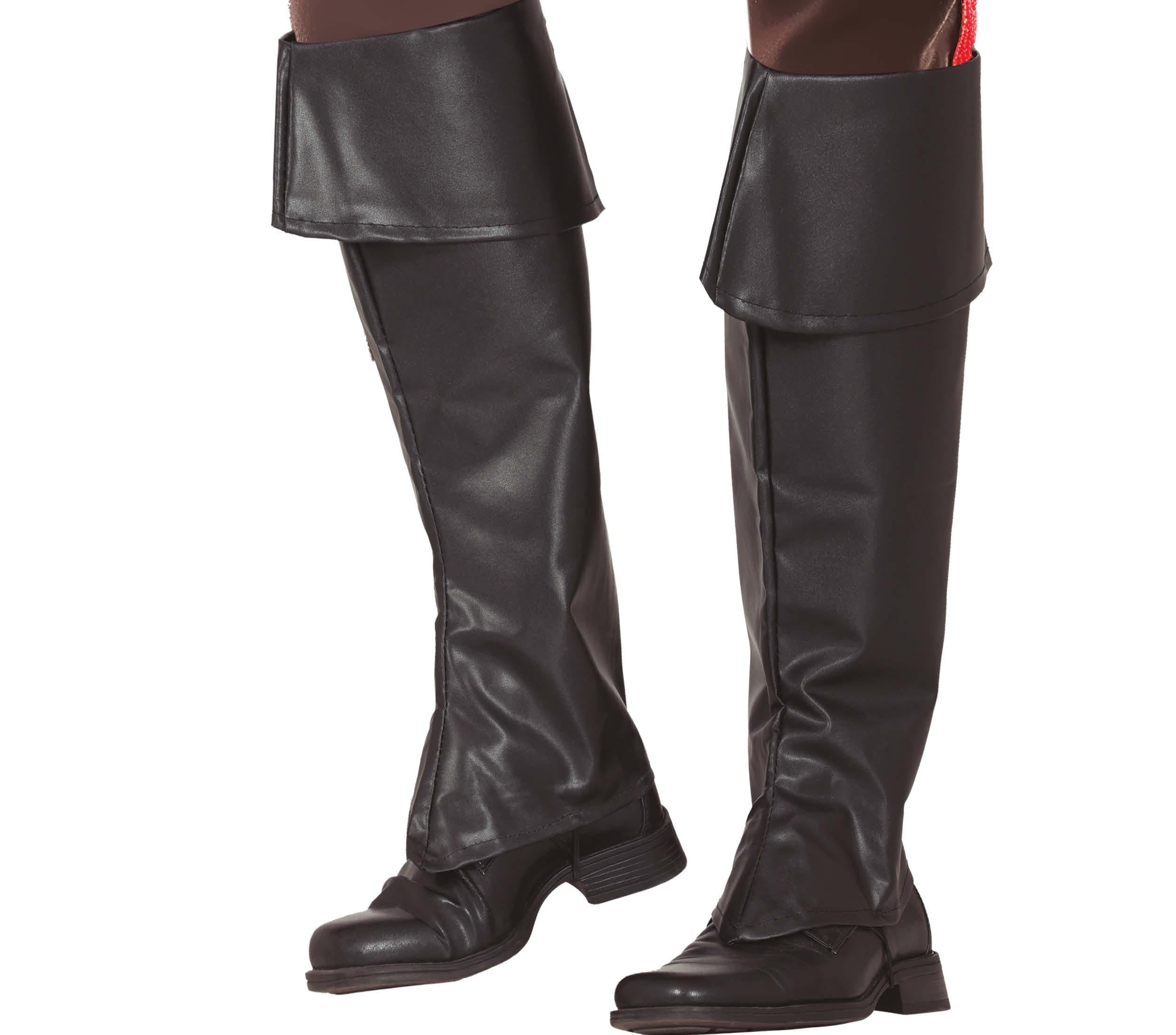 GP16474 – Pirat Stiefelüberzieher Karneval – Farbe: Schwarz