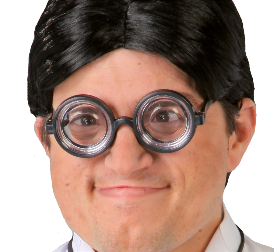 Nerd Brille für Erwachsene schwarz