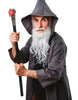 GP16483 – Mittelalter Magier Stock Mystischer Zauberer – Farbe: Schwarz / Silber