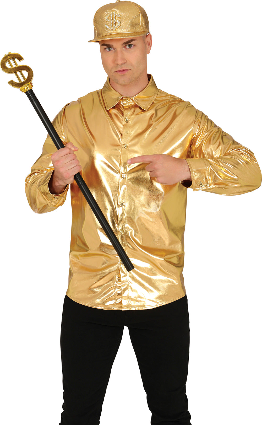 GP16486 – Wüstenprinz Dollar Stab – Farbe: Schwarz / Gold