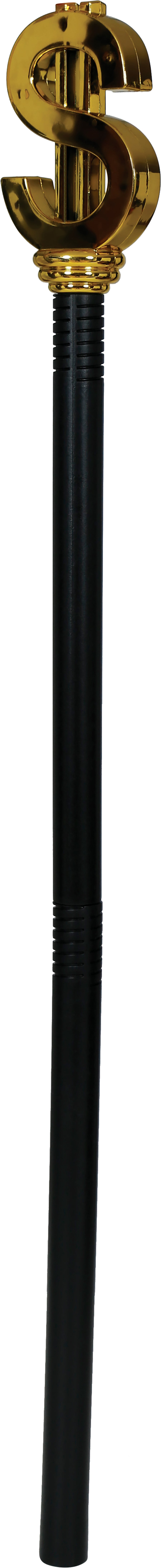 GP16486 – Wüstenprinz Dollar Stab – Farbe: Schwarz / Gold, Ansicht 2