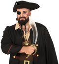 Piratensäbel mit Augenklappe für Erwachsene 47 cm