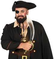 Piratensäbel mit Augenklappe für Erwachsene 47 cm, Bild 1