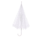 Spitzen Sonnenschirm für Damen 60 x 70 cm weiß, Bild 2