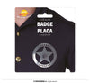 GP16504 – Cowboy Sheriff Stern Abzeichen Texas – Farbe: Metallic