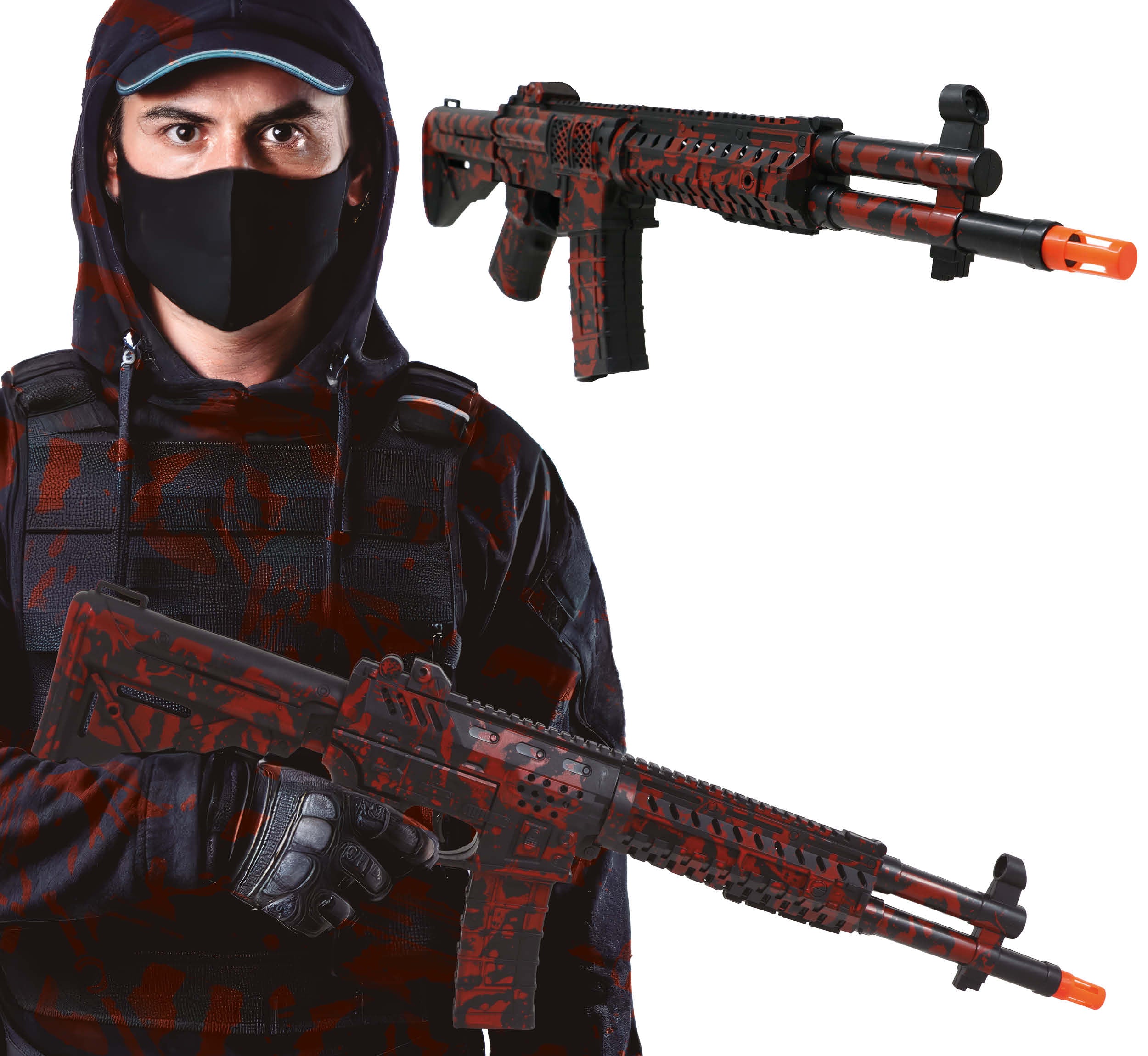 GP16510 – Militärische Taktische Gewehr Requisite – Farbe: Schwarz