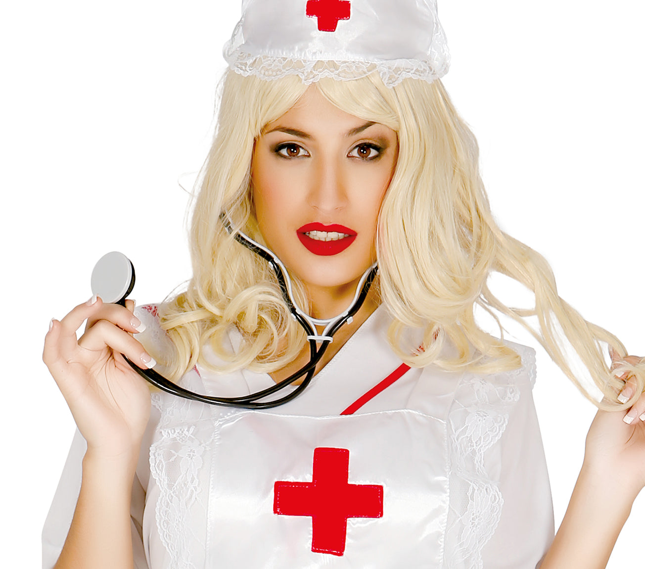GP16513 – Arzt Krankenschwester Stethoskop Karneval – Farbe: Schwarz
