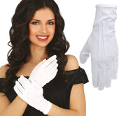 Weiße Handschuhe für Erwachsene 24 cm, Bild 5