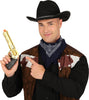 GP16581 – Polizei Diebe Karneval Gold Pistole – Farbe: Gold / Schwarz