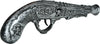 GP16583 – Piraten Abenteuer Pistole Karneval Accessoire – Farbe: Silber