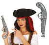 GP16583 – Piraten Abenteuer Pistole Karneval Accessoire – Farbe: Silber