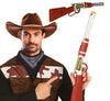 GP16633 – Cowboy Gewehr Karneval Abenteuer – Farbe: Braun / Silber / Schwarz
