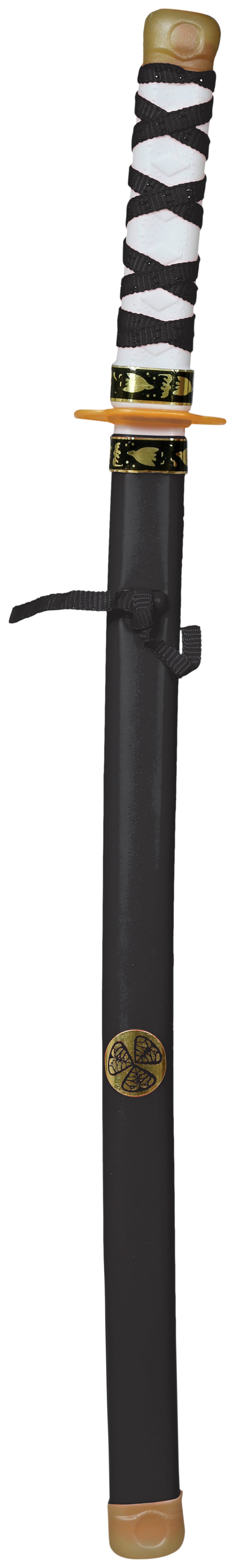 GP16639 – Ninja Samurai Schwert Scheide Kostüm Katana – Farbe: Schwarz / Silber, Ansicht 2