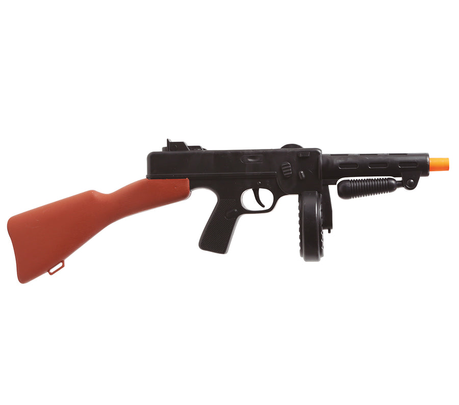 GP16642 – Gangster 20s Maschinengewehr Karneval – Farbe: Schwarz, Ansicht 2