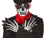 Skelett Hände Halloween Handschuhe, Bild 1