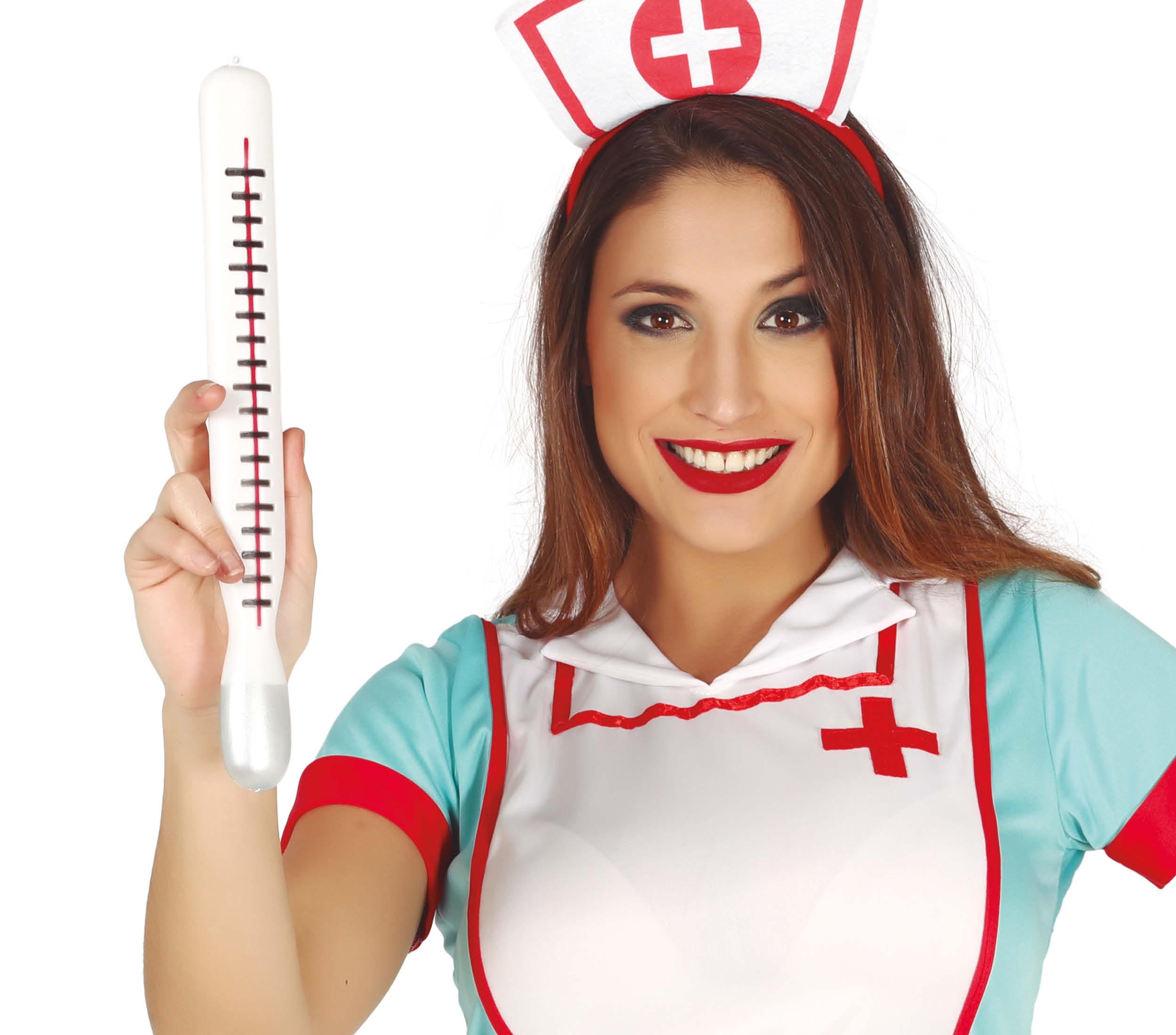 GP16670 – Arzt Klinik Riesen Thermometer Gag – Farbe: Weiß