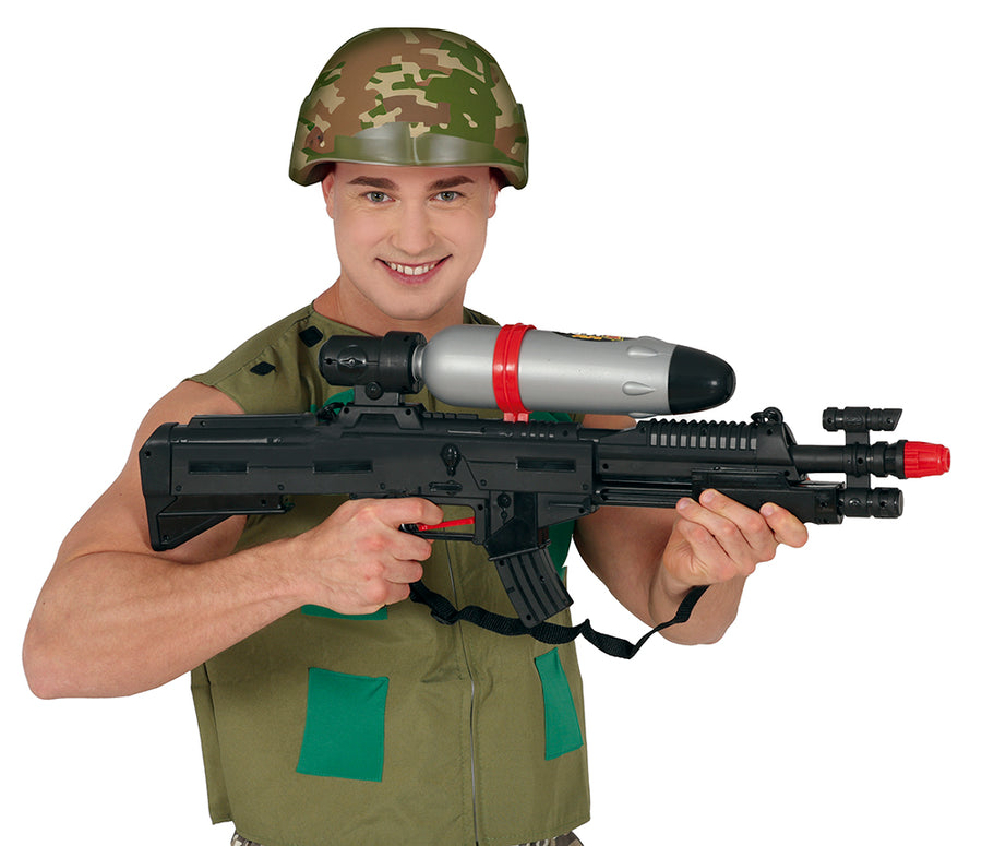 Wassergewehr für Erwachsene schwarz 72 cm