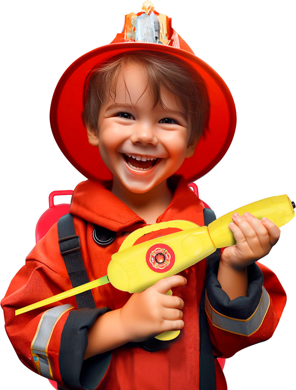 GP16711 – Feuerwehrmann Wasserwerfer Rucksack – Farbe: Mehrfarbig