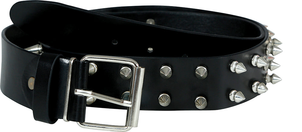 GP16785 – Rock Sado Nieten Gürtel Punk – Farbe: Schwarz / Silber