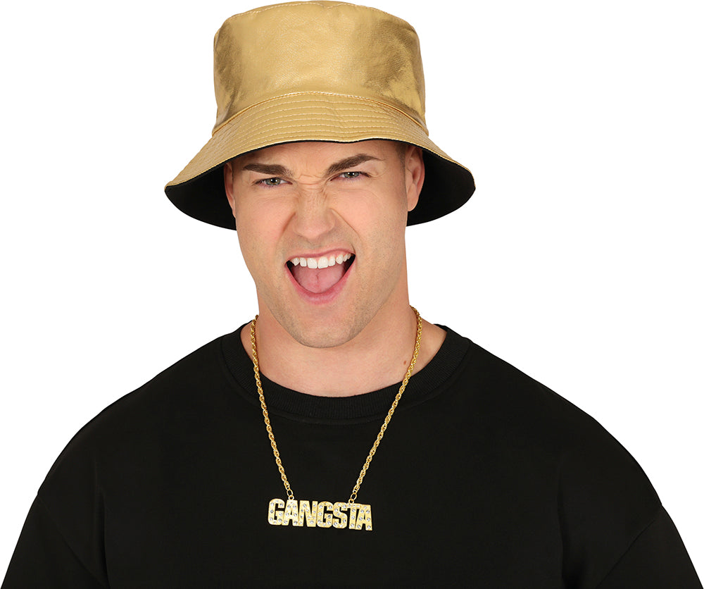 GP16797 – Gangsta 90s Schmuck HipHop Kultur – Farbe: Gold