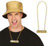 GP16797 – Gangsta 90s Schmuck HipHop Kultur – Farbe: Gold